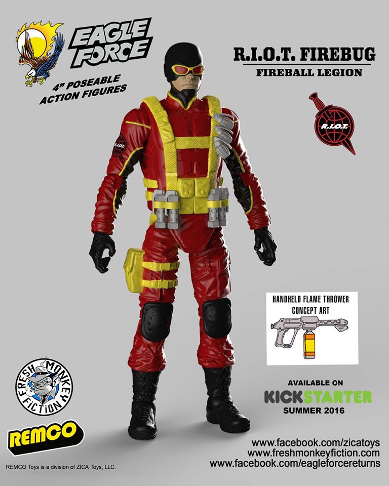 Firebug Eagle Force Action Figure