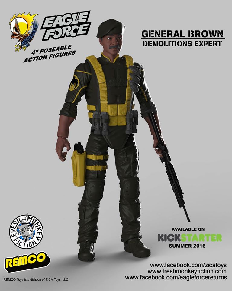 General Brown Force Action Figure