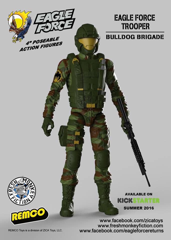 Bulldog Brigade Eagle Force Action Figure