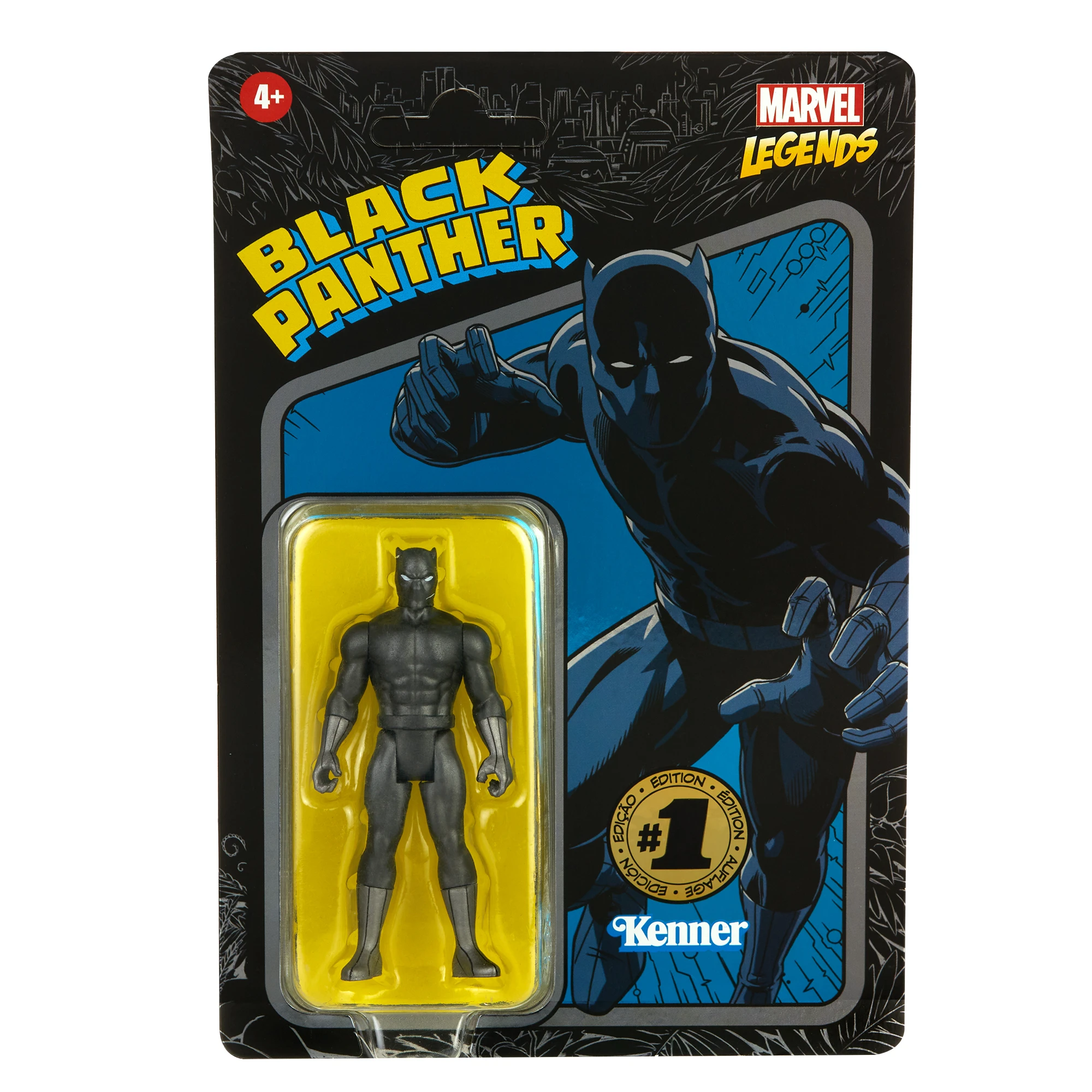 Marvel Legends Retro 3.75 Kenner Black Panther Action Figure
