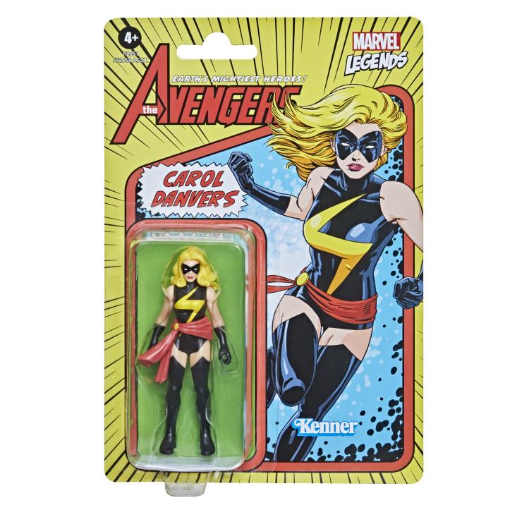 Marvel Legends Retro 3.75 Kenner Carol Danvers Action Figure