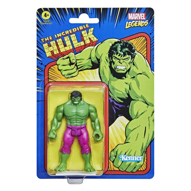 Marvel Legends Retro 3.75 Kenner Green Hulk Action Figure